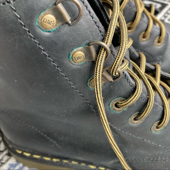 Dr. Martens Luana Black Leather Combat Boots Doc Martens - Picture 3 of 12